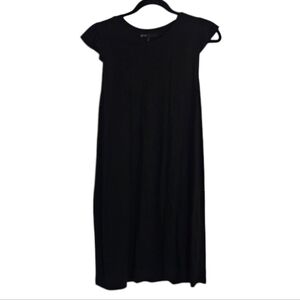 🔥Gibson x Hi Sugarplum! Black Ruffle Racerback Sleeveless Soft Dress Large